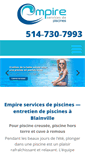 Mobile Screenshot of empirepiscine.com